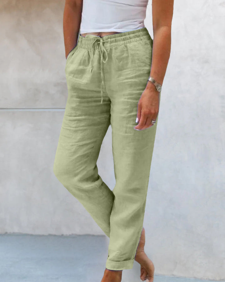 Maria - Casual Straight Trousers