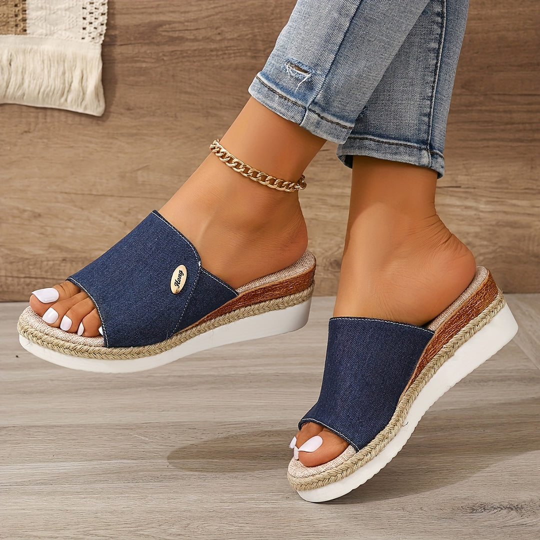 Willow - Casual Sandals With Wedge Heel