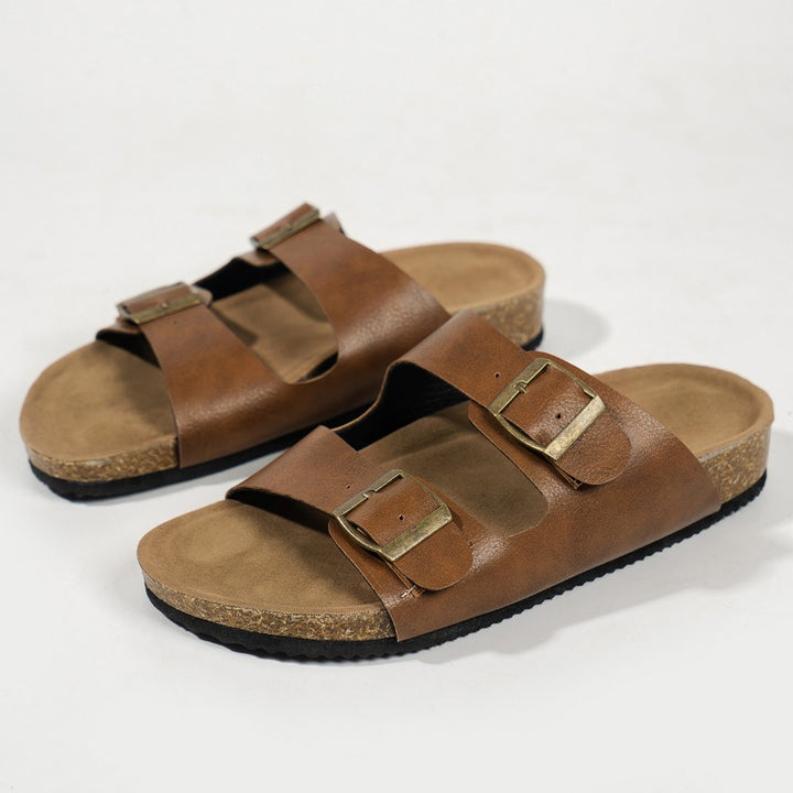 Tess - Comfy Orthopedic Leather Beach Sandals