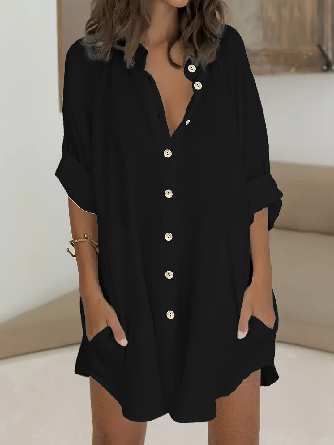 Carice - Oversized Casual Blouse