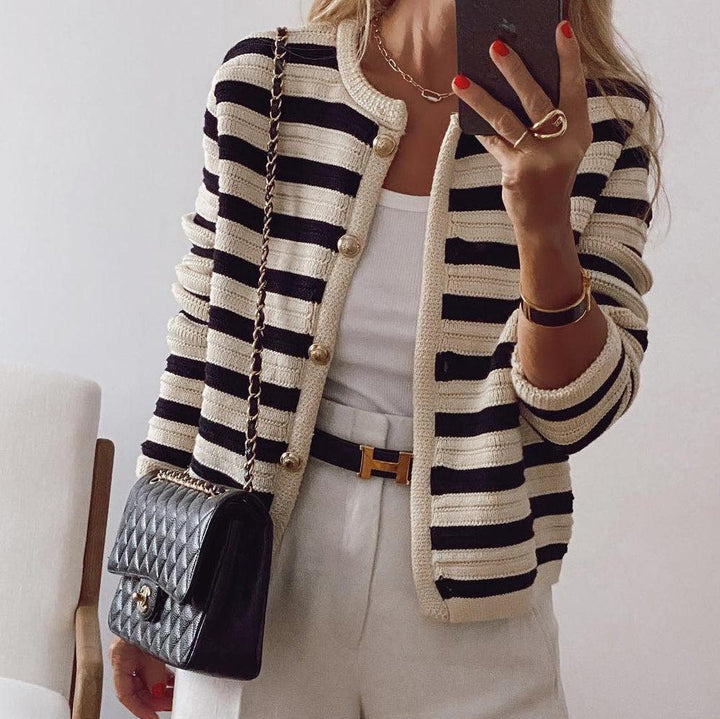 Laureen - Striped Cardigan