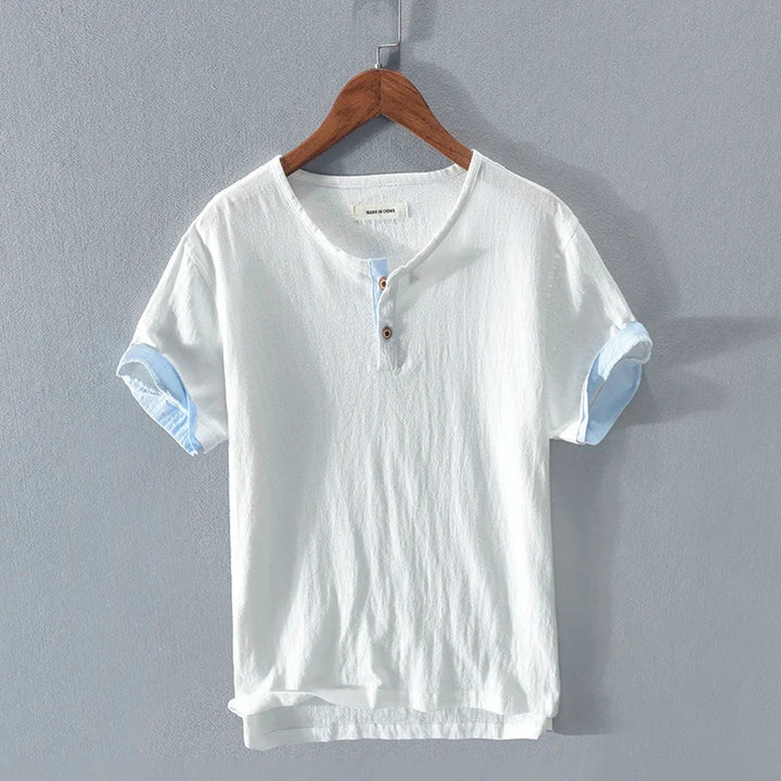 Orson - Cotton Linen Short Sleeve Shirt