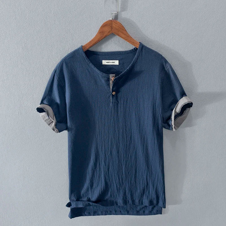 Orson - Cotton Linen Short Sleeve Shirt