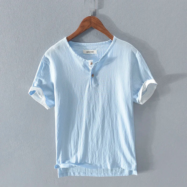 Orson - Cotton Linen Short Sleeve Shirt