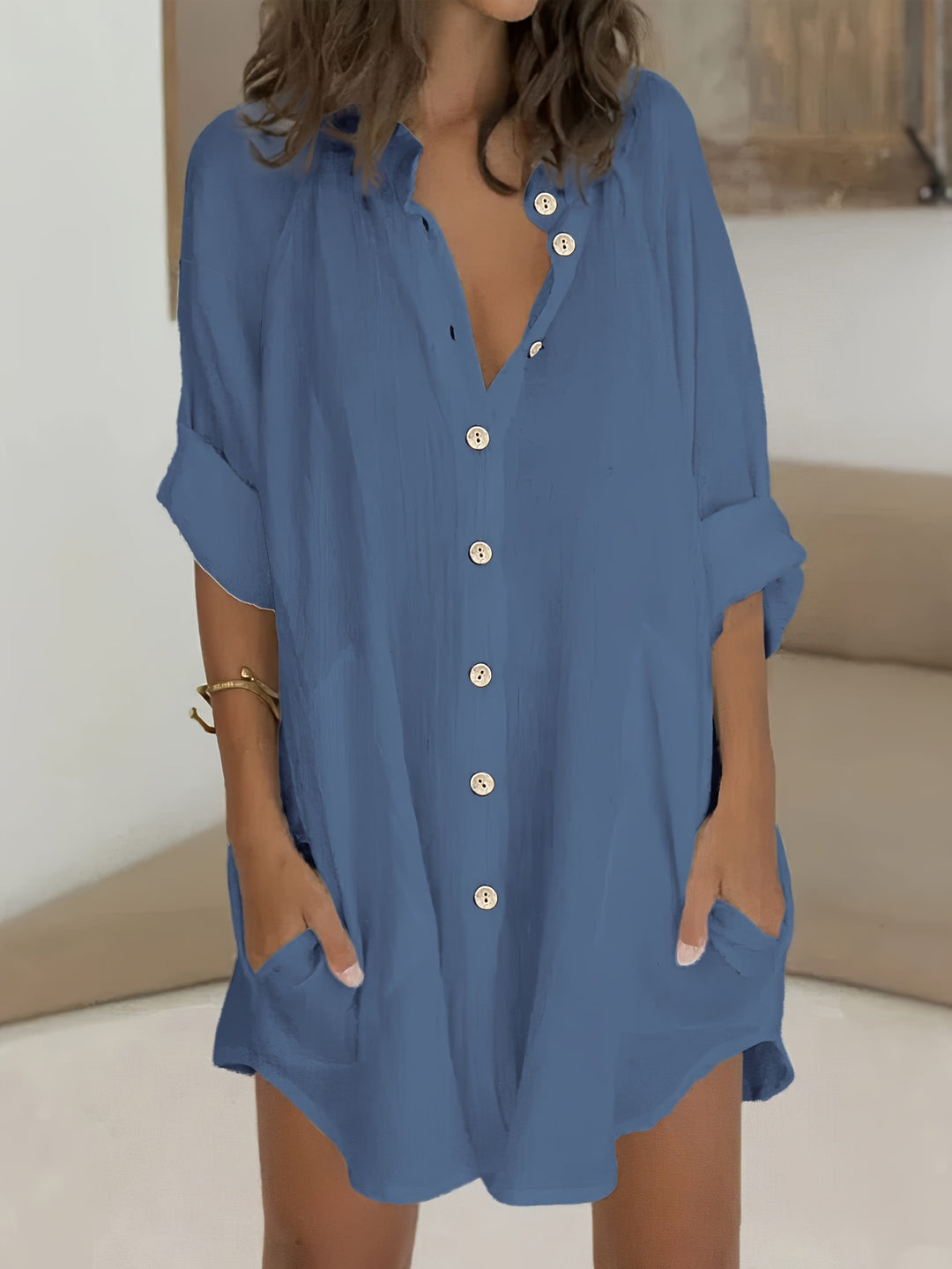 Carice - Oversized Casual Blouse